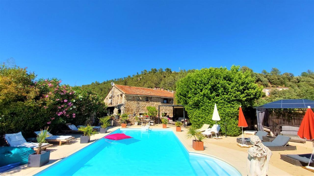 לינה וארוחת בוקר Taradeau La Bergerie Du Moulin (Adults Only) מראה חיצוני תמונה